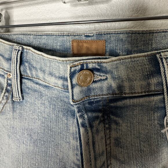 NWT Mother Light Acid Wash Button Fly tomcat Marrakesh Jeans 32 - Picture 5 of 16